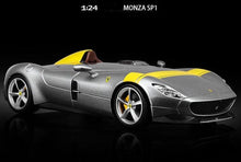 Load image into Gallery viewer, Bburago 1:24 Silver Monza SP1 Racing Sports Model Toy Diecast Metal Car BN
