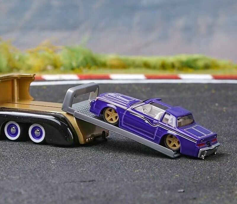 Miniatura Picape Reboque Ms Tow Flatbed E Buick Regal 1/64 Maisto 15055