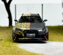Load image into Gallery viewer, JEC 1:64 Black RS6 Widebody Wagon DTM Sports Model Diecast Resin Car New Collection
