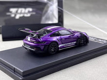 Load image into Gallery viewer, TPC 1:64 Purple 911 GT3 RS 992 Pursuit Sports Model Diecast Metal Car New Collection
