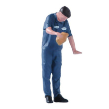 Load image into Gallery viewer, 1:64 Painted Figure Model Miniature Resin Diorama Toy Car Repair Worker Mechanic
