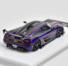 Load image into Gallery viewer, XKE 1:64 Blue Purple Agera RS Super Racing Sports Model Diecast Resin Car New
