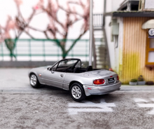 Load image into Gallery viewer, HJ 1:64 Silver JDM MX5 Miata Eunos Roadster Sports Model Diecast Metal Car New
