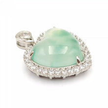 Load image into Gallery viewer, Nature Jade Heart Love Pendant Necklace Gift Jewelry charm Blessing Lucky New
