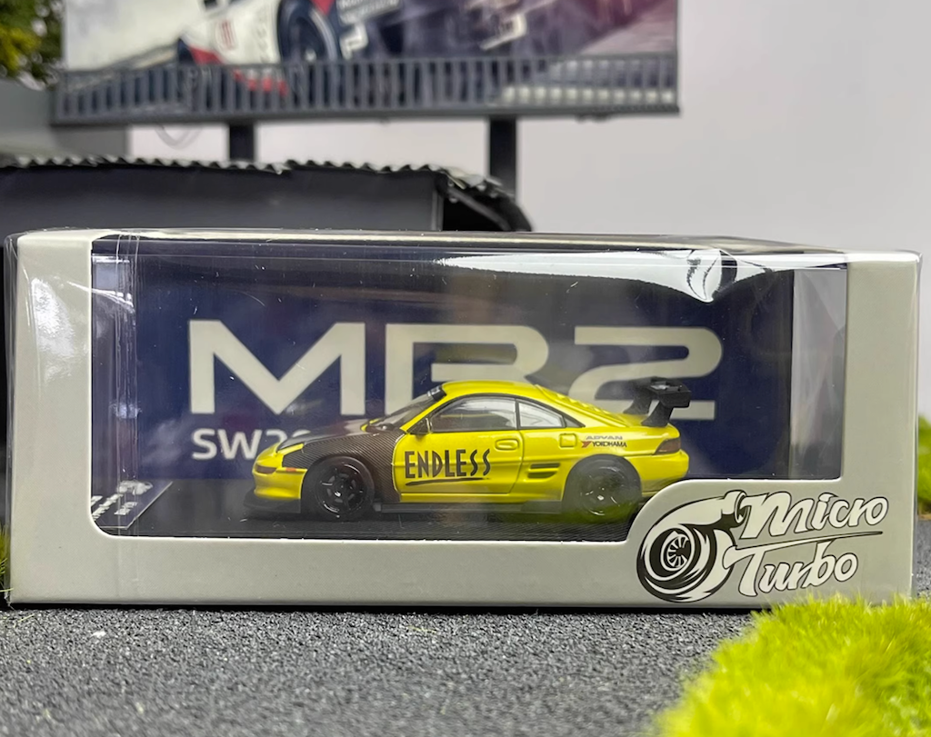 MicroTurbo 1:64 JDM HK MR2 SW20 Racing Sports Model Diecast Metal Car ...