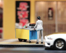 Load image into Gallery viewer, 1:64 Painted Figure Model Miniature Resin Diorama Sand Street Vendor Wardern Toy Collection
