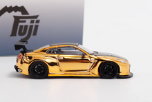 Load image into Gallery viewer, Fuji 1:64 Plating Gold GTR R35 Pandem Rocket Bunny Model Diecast Metal Car New Collection
