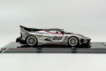 Load image into Gallery viewer, U2 1:64 Silver FXX-K EVO #22 Super Racing Sports Model Diecast Resin Car New Collection

