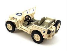 Load image into Gallery viewer, 1:76 Beige Willys MB US Reconnaissance Vehicle Model Diecast Metal Car New Collection
