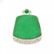 Load image into Gallery viewer, Nature Jade Smooth Pendant Necklace Gift Jewelry charm Blessing Lucky Fortune S

