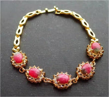 Load image into Gallery viewer, Nature Jade Beaded Bracelet Jewelry Blessing Lucky Fortune Gift for Her Red New
