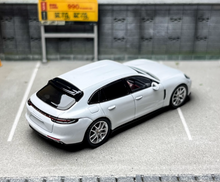 Load image into Gallery viewer, 1:64 Furuya White Panamera Turbo Turismo Sports Model Diecast Metal Car BN
