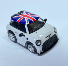 Load image into Gallery viewer, DK 1:64 HEC Gray Mini Cooper Flag Cute Q Sports Model Diecast Metal Car New Collection
