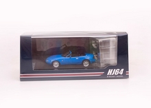 Load image into Gallery viewer, HJ 1:64 Blue JDM MX5 Miata Eunos Roadster Sports Model Diecast Metal Car New
