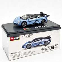 Load image into Gallery viewer, Bburago 1:64 Blue BYD Yangwang U9 EV Sports Model Diecast Metal Car New Collection
