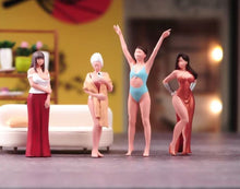 Load image into Gallery viewer, 1:64 Painted Figure Model Miniature Resin Diorama Sand Girl Lady Pretty Modern
