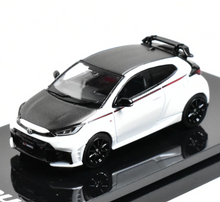 Load image into Gallery viewer, HJ 1:64 White Carbon GR Yaris Sports Model Diecast Metal Car New Collection
