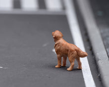 Load image into Gallery viewer, 1:64 Painted Figure Model Miniature Resin Sand Pet Dog Golden Retriever Lovely
