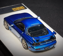 Load image into Gallery viewer, PGM 1:64 Blue JDM RX7 FD 3S Racing Sports Model Diecast Metal Car New Collection
