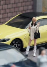 Load image into Gallery viewer, 1:64 Painted Figure Mini Model Miniature Resin Diorama Sand Trendy Girl Sweater New
