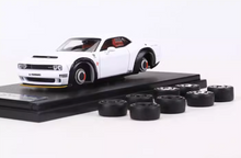 Load image into Gallery viewer, FW 1:64 White Demon SRT Challenger Muscle Sports Model Diecast Metal Car New Collection
