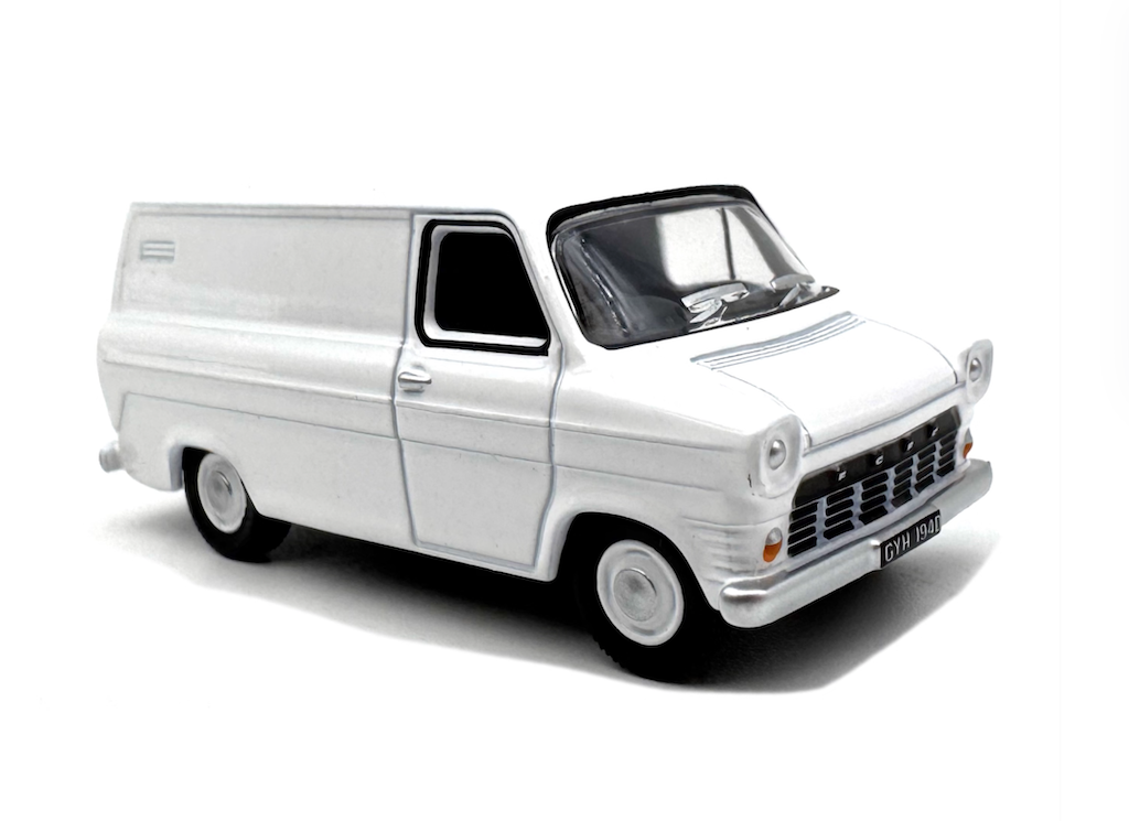 1:76 White Ford MK1 Transport Delivery Van Truck Model Diecast Metal Car New Collection