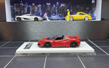 Load image into Gallery viewer, NEY 1:64 Red 488 Pista Convertible Racing Sport Model Diecast Resin Car New
