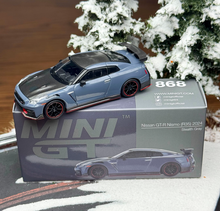 Load image into Gallery viewer, MINIGT 1:64 Gray 2024 GTR R35 Nismo Sports Model Diecast Metal Car New Collection
