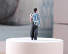 Load image into Gallery viewer, 1:64 Painted Figure Model Miniature Resin Diorama Toy Casual Man Wide-leg Pants
