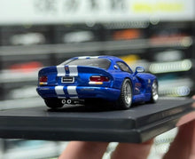 Load image into Gallery viewer, GFCC 1:64 Blue 1996 Viper GTS Coupe Muscle Sports Model Diecast Metal Car New Collection
