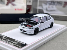 Load image into Gallery viewer, Model1 1:64 JDM White Carbon Civic EK9 R Sports Model Diecast Metal Car New Collection
