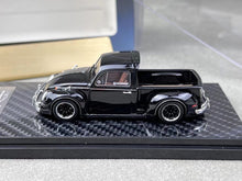 Load image into Gallery viewer, YM 1:64 Black VW Beetle FuScup Pickup Truck Sports Model Diecast Resin Car New
