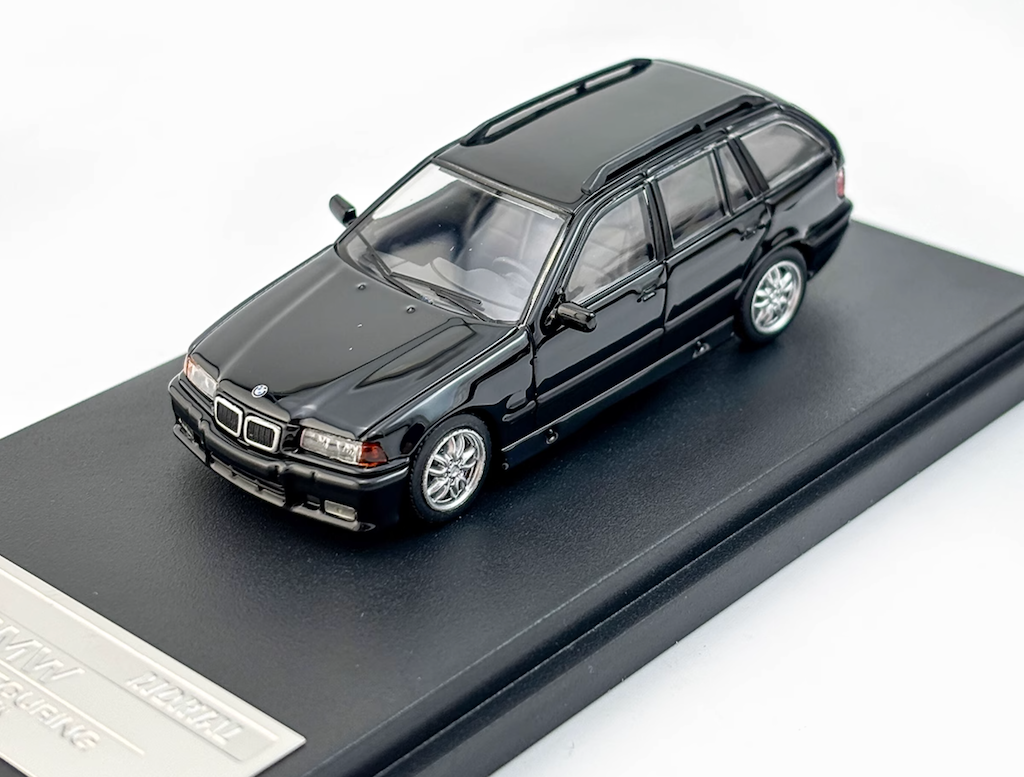 Mortal 1:64 Black M3 E36 Touring Wagon Sports Model Diecast Metal Car New Collection