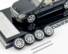 Load image into Gallery viewer, Glory 1:64 Black S320L W222 Sedan Sports Model Diecast Metal Car New Collection
