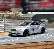 Load image into Gallery viewer, Fine 1:64 Silver M3 E92 LB Widebody Coupe Sports Model Diecast Metal Car New Collection
