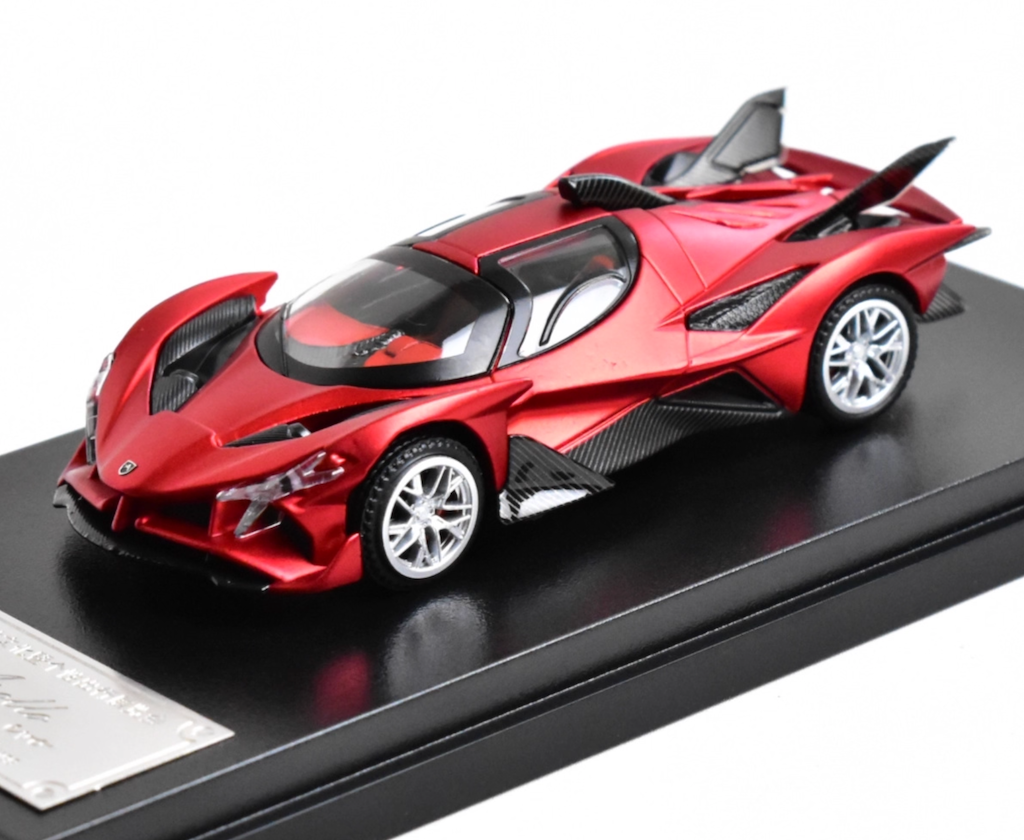 DK 1:64 APA Red Apollo EVO Racing Sports Model Diecast Metal Car New Collection