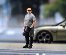 Load image into Gallery viewer, 1:64 Painted Figure Model Miniature Resin Diorama Sand Cool Guy Cap Sunglasses
