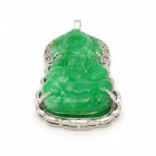 Load image into Gallery viewer, Nature Jade Guanyin Pendant Necklace Gift Jewelry charm Blessing Lucky New Green
