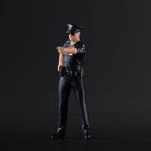 Load image into Gallery viewer, 1:64 Painted Figure Model Miniature Resin Diorama Toy Sand Policeman Police Man
