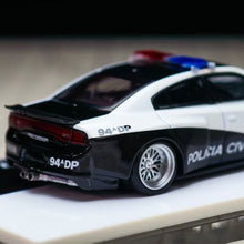 Load image into Gallery viewer, PSC 1:64 Charger Brawler Police Widebody Sport Model Diecast Metal Car Box New Collection
