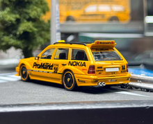 Load image into Gallery viewer, Mortal 1:64 Yellow Taxi S124 MODEII EVO2 Sport Wagon Model Diecast Metal Car
