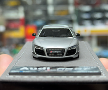 Load image into Gallery viewer, GRYNING 1:64 Silver R8 GT Racing Sports Model Diecast Resin Car New Collection
