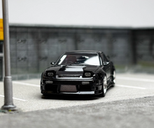Load image into Gallery viewer, MT 1:64 JDM Black Silvia S13 180SX Type X Sports Model Diecast Metal Car New
