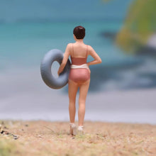 Load image into Gallery viewer, 1:24 Painted Figure Model Miniature Resin Diorama  Sand Swimming Suit Lady
