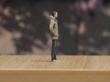 Load image into Gallery viewer, 1:64 Painted Figure Model Miniature Resin Diorama Sand Cool Causl Wear Man Stand
