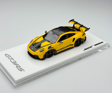 Load image into Gallery viewer, 1:64 SUHE Yellow 911 GT3 RS Sports Model Diecast Resin Car New Collection
