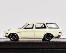Load image into Gallery viewer, IG 1:64 White Datsun Wagon Bluebird 510 Sports Model Diecast Resin Car New

