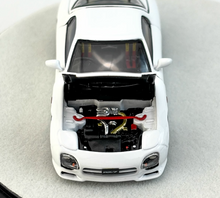 Load image into Gallery viewer, PGM 1:64 White JDM RX-7 FD3S Round Racing Sports Model Diecast Metal Car New Collection
