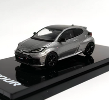 Load image into Gallery viewer, HJ 1:64 JDM Gray GR Yaris RZ Sports Model Diecast Metal Car New Collection
