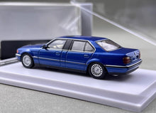 Load image into Gallery viewer, DCM 1:64 Blue 1998-01 E38 L7 728il Luxury Sedan Model Diecast Metal Car New Collection
